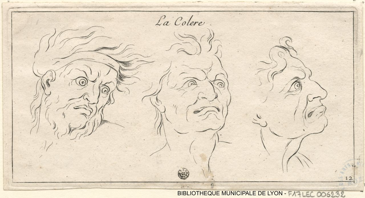 La colère_ gravure de Sébastien Leclerc_BM Lyon